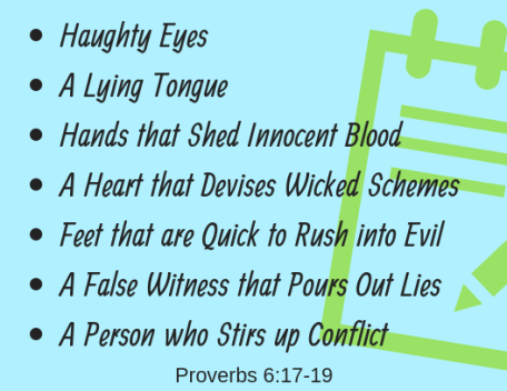 Proverbs 6 17-19